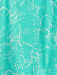 Дитячий комплект з принтом GAP майка та спідниця 1159847004 (Зелений 2)