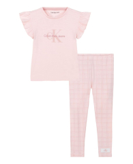Дитячий комплект Calvin Klein туніка та легінси 1159851716 (Рожевий 8-10) на зріст 130-142 см