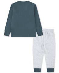 Детский костюм Nike Jordan лонгслив и штаны 1159860172 (Серый/Зеленый 2T) на рост 86-92 см