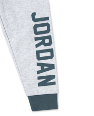 Детский костюм Nike Jordan лонгслив и штаны 1159860172 (Серый/Зеленый 2T) на рост 86-92 см