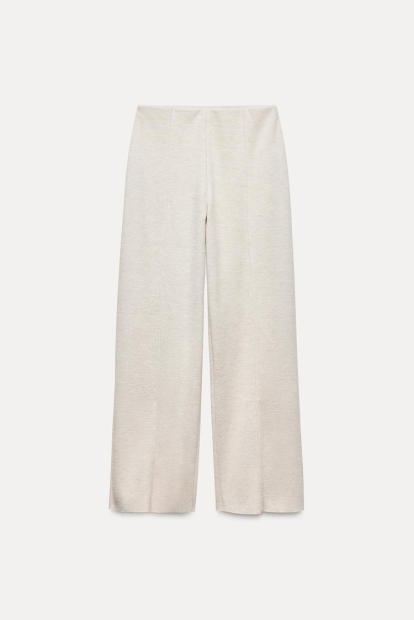 Женский костюм ZARA свитер и штаны 1159842943 (Молочный L)