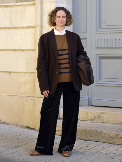 Женский велюровый костюм UNIQLO футболка и штаны 1159855643 (Черный S)