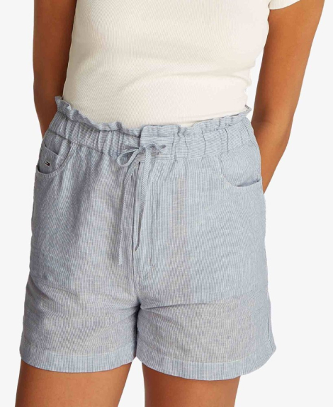 Жіночий костюм Tommy Hilfiger сорочка та шорти 1159855766 (Блакитний XS)