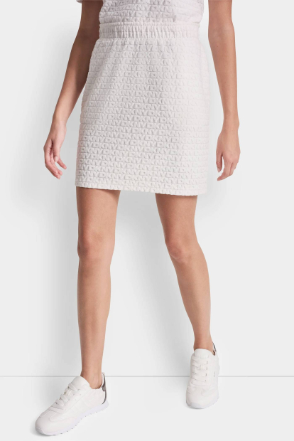 Жіночий костюм DKNY футболка та спідниця 1159896317 (Молочний S)