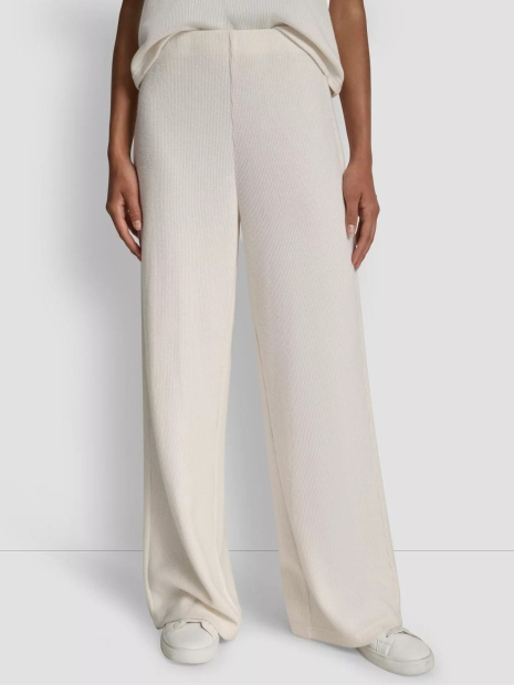 В'язаний жіночий костюм DKNY Jeans кардиган та штани 1161040926 (Молочний M)