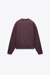 Женский костюм ZARA свитер и штаны 1159842928 (Бордовый S)