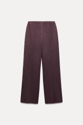 Женский костюм ZARA свитер и штаны 1159842928 (Бордовый S)