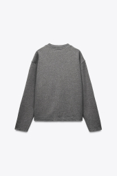 Женский костюм ZARA свитер и штаны 1159842933 (Серый M)