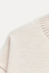 Женский костюм ZARA свитер и штаны 1159842943 (Молочный L)