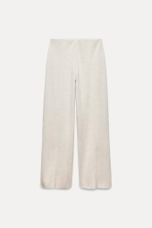 Женский костюм ZARA свитер и штаны 1159842943 (Молочный L)
