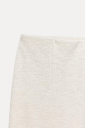 Женский костюм ZARA свитер и штаны 1159842943 (Молочный L)