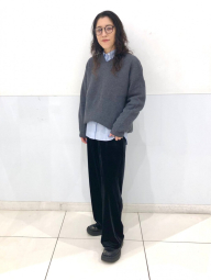 Женский велюровый костюм UNIQLO футболка и штаны 1159855643 (Черный S)