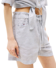 Жіночий костюм Tommy Hilfiger сорочка та шорти 1159855766 (Блакитний XS)