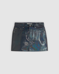 Женский джинсовый костюм Levi's жилетка и юбка 1159856483 (Синий XS/26)