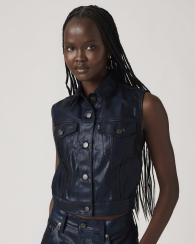 Женский костюм Levi's жилетка и джинсы 1159856511 (Синий XL/33)