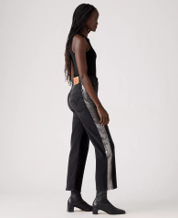 Женский джинсовый костюм Levi's куртка и джинсы 1159856515 (Черный S/28)