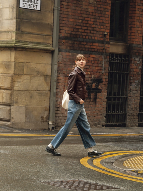 Куртка з екошкіри UNIQLO на гудзиках 1159854027 (Коричневий XXL)