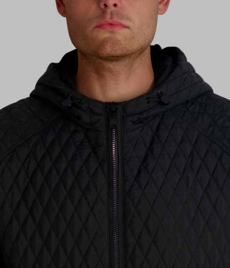 Мужская стёганная куртка Karl Lagerfeld Paris 1159854587 (Черный XL)