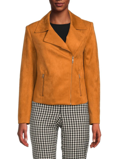 Куртка-косуха из искусственной замши Tommy Hilfiger 1159860625 (Оранжевый 2)