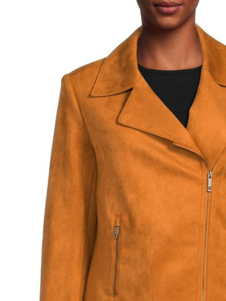 Куртка-косуха из искусственной замши Tommy Hilfiger 1159860625 (Оранжевый 2)