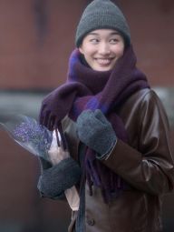 Куртка з екошкіри UNIQLO на гудзиках 1159854027 (Коричневий XXL)