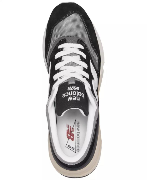 Чоловічі кросівки 997R New Balance з логотипом 45,5 (11,5 US) 29,3 см Чорний/Сірий 1159840414