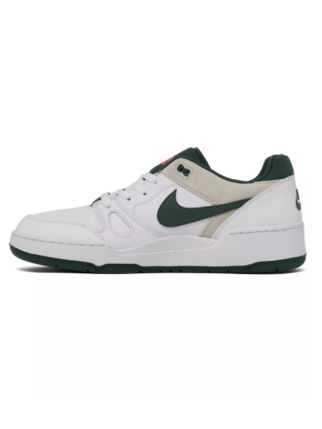 Стильные кроссовки Nike Full Force Low кожаные 48,5 (14 US) 32 см Белый/Зеленый 1159840678