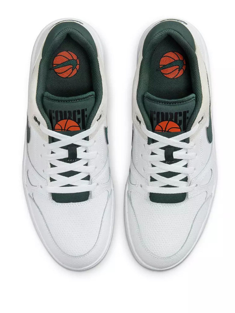 Стильные кроссовки Nike Full Force Low кожаные 48,5 (14 US) 32 см Белый/Зеленый 1159840678