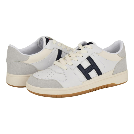 Женские кроссовки Tommy Hilfiger из экокожи 40 (9 US) 26 см Белый 1159841223
