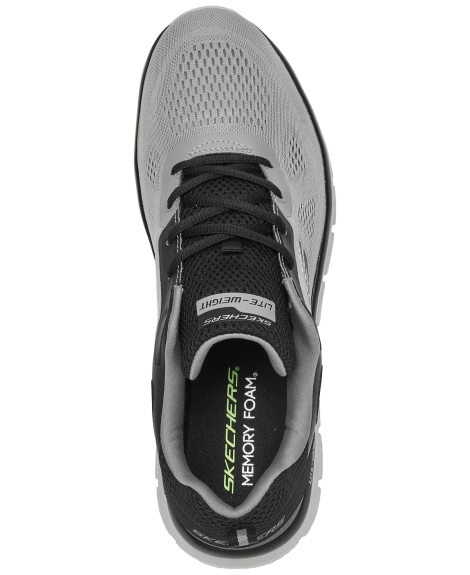 Мужские кроссовки Skechers Track - Broader 48,5 (14 US) 31,5 см Черный/Серый 1159841680