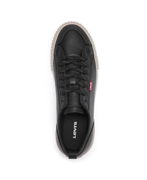 Мужские кроссовки на шнуровке Levi's Anikin NL 46,5 (12 US) 30 см Черный 1159841706