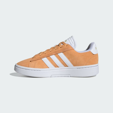 Женские кроссовки Grand Court Alpha Adidas из натуральной замши 39 1/3 (7,5 US) 25 см Оранжевый 1159841863