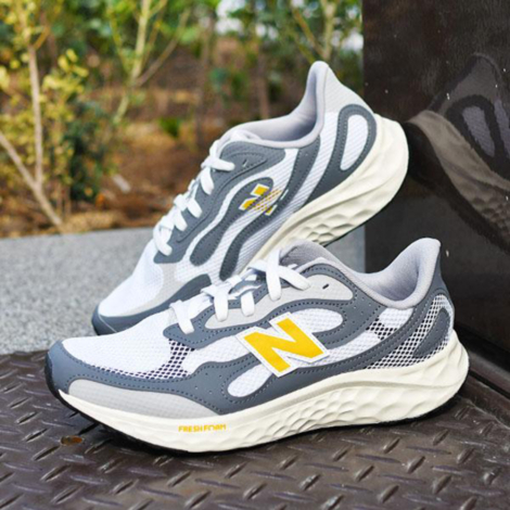 Чоловічі кросівки Arishi v4 New Balance з логотипом 45,5 (11,5 US) 29,4 см Сірий 1159842233