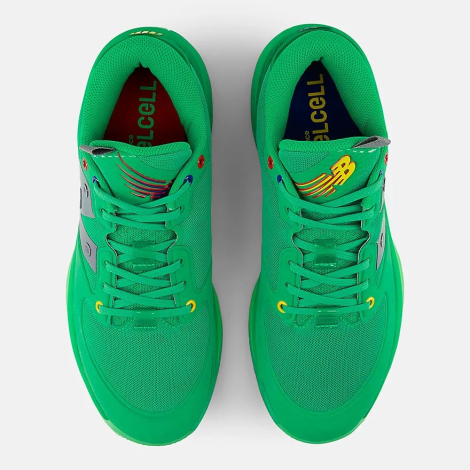 Яскраві кросівки New Balance з логотипом 39,5 (6,5 US) 25,3 см Зелений 1159842634