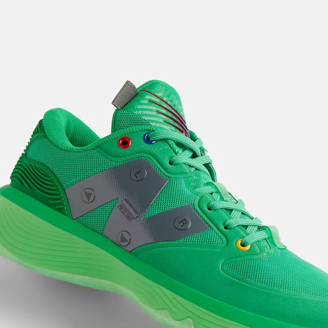 Яскраві кросівки New Balance з логотипом 39,5 (6,5 US) 25,3 см Зелений 1159842634