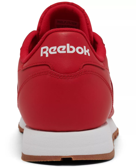 Мужские кроссовки Classic Leather Reebok 48,5 (14 US) 31 см Красный 1159843160