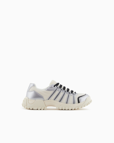 Мужские кроссовки Armani Exchange 45 (12 US) 30 см Молочный 1159849659