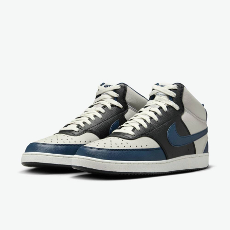 Высокие кроссовки Court Vision Mid Next Nature Nike 45 (11 US) 29 см Синий/Серый 1159849799