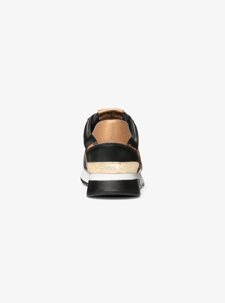 Женские кроссовки Andi Michael Kors со вставками из натуральной шерсти 36,5 (6,5 US) 24 см Черный/Леопардовый 1159850304