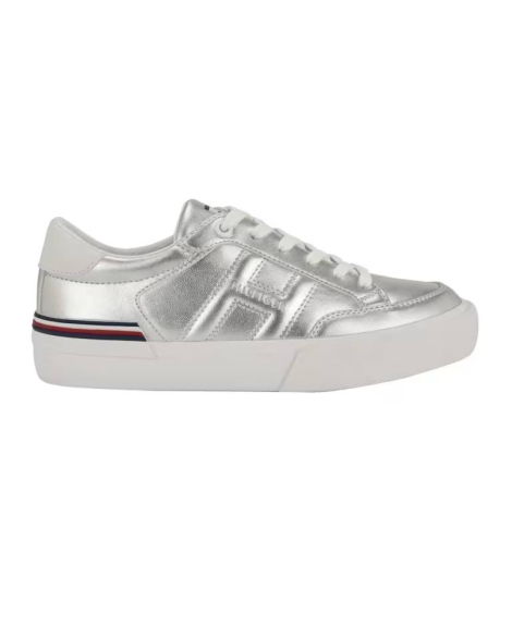 Женские кроссовки Tommy Hilfiger из экокожи 42 (10 US) 26,5 см Серебристый 1159850315