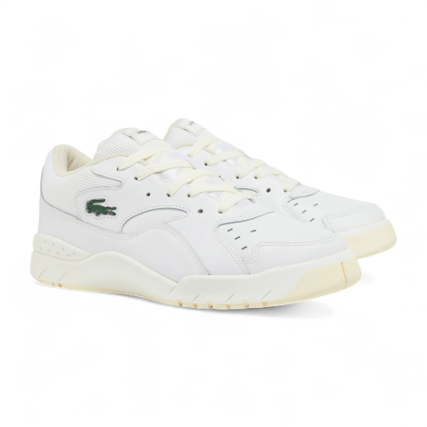 Мужские кожаные кроссовки Aceline 96 Lacoste 46,5 (12,5 US) 30,5 см Белый 1159854156