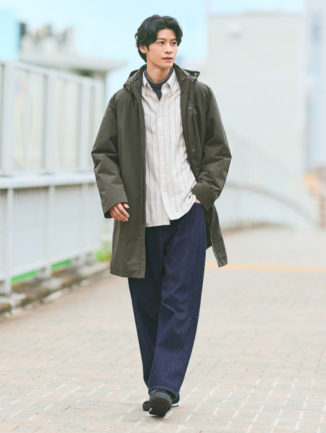 Кроссовки из экокожи Uniqlo со вставками из натуральной замши 41,5 (9,5 US) 27,3 см Черный 1159855320