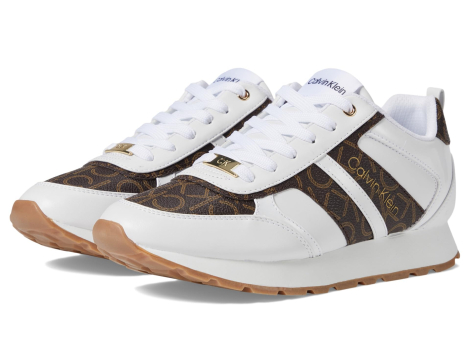 Женские кроссовки Carlla Calvin Klein 38 (7,5 US) 25 см Белый/Коричневый 1159859454