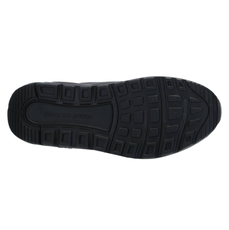 Чоловічі шкіряні кросівки Armani Exchange 46 (13 US) 31 см Чорний 1159860002