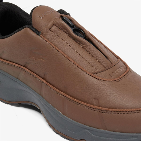 Чоловічі шкіряні кросівки Audyssor Lacoste 41 (8,5 US) 26,5 см Коричневий 1159861426