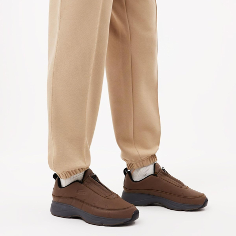 Чоловічі шкіряні кросівки Audyssor Lacoste 41 (8,5 US) 26,5 см Коричневий 1159861426