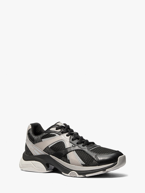 Чоловічі кросівки Leo Trainer Michael Kors 46 (12 US) 30 см Чорний/Сірий 1159862294