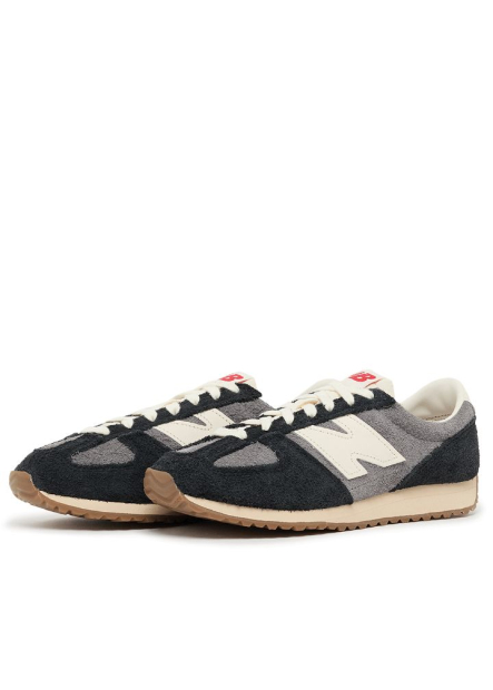 Замшевые кроссовки New Balance 471 40 (m7/w8,5 US) 26 см Черный/Серый 1159865264