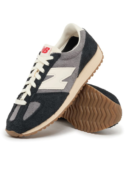 Замшевые кроссовки New Balance 471 40 (m7/w8,5 US) 26 см Черный/Серый 1159865264