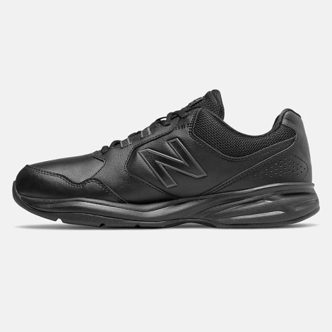 Шкіряні кросівки New Balance чоловічі 46,5 (12 US) 30 см Чорний 1160735348